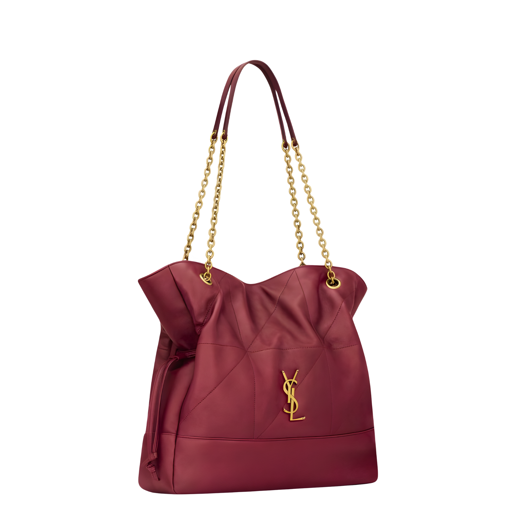 Jamie Lambskin Shoulder Bag with Carré Rive Gauche Stitching