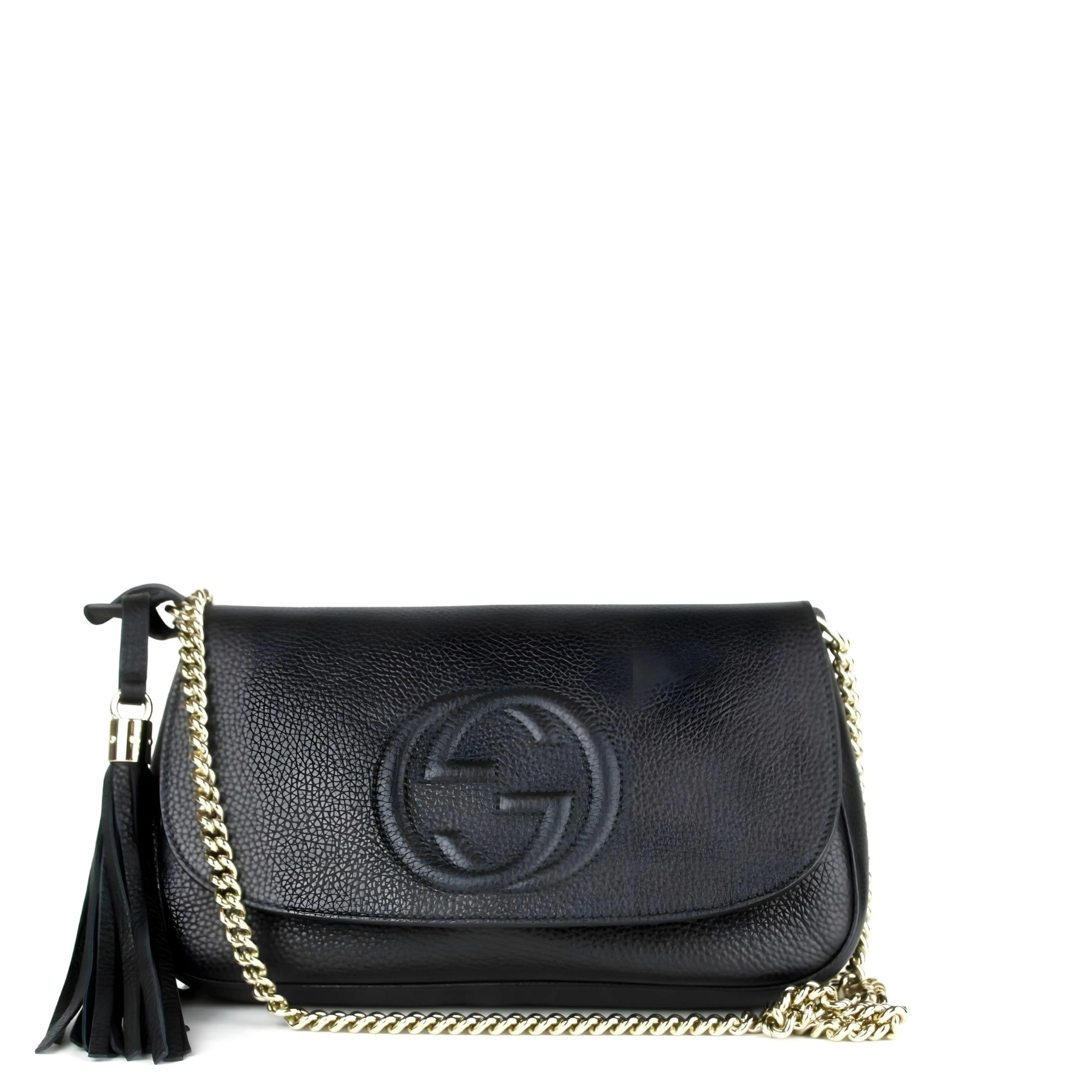 Soho Disco Leather GG Crossbody Bag