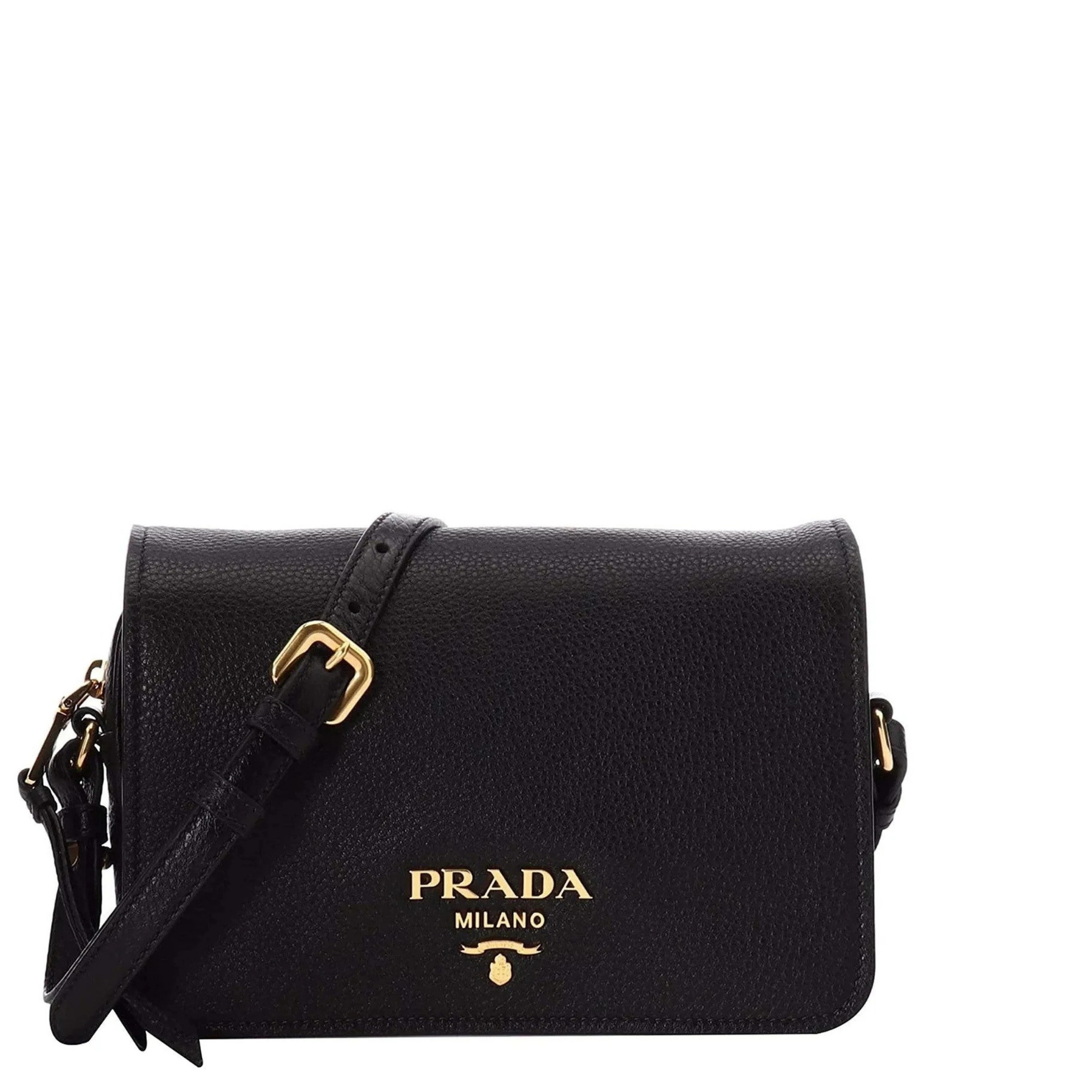 Vitello Phenix Leather Crossbody Bag