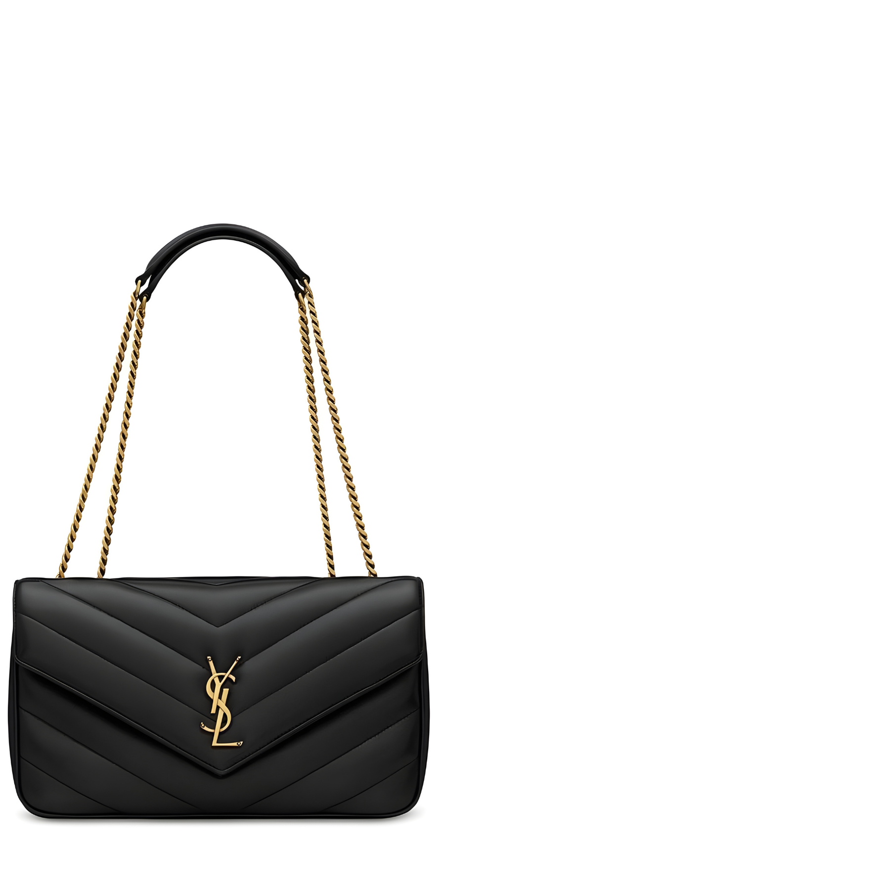 LouLou Small Matelassé Lambskin Shoulder Bag