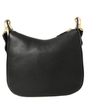 Vitello Phenix Leather Web Stripe Strap Crossbody