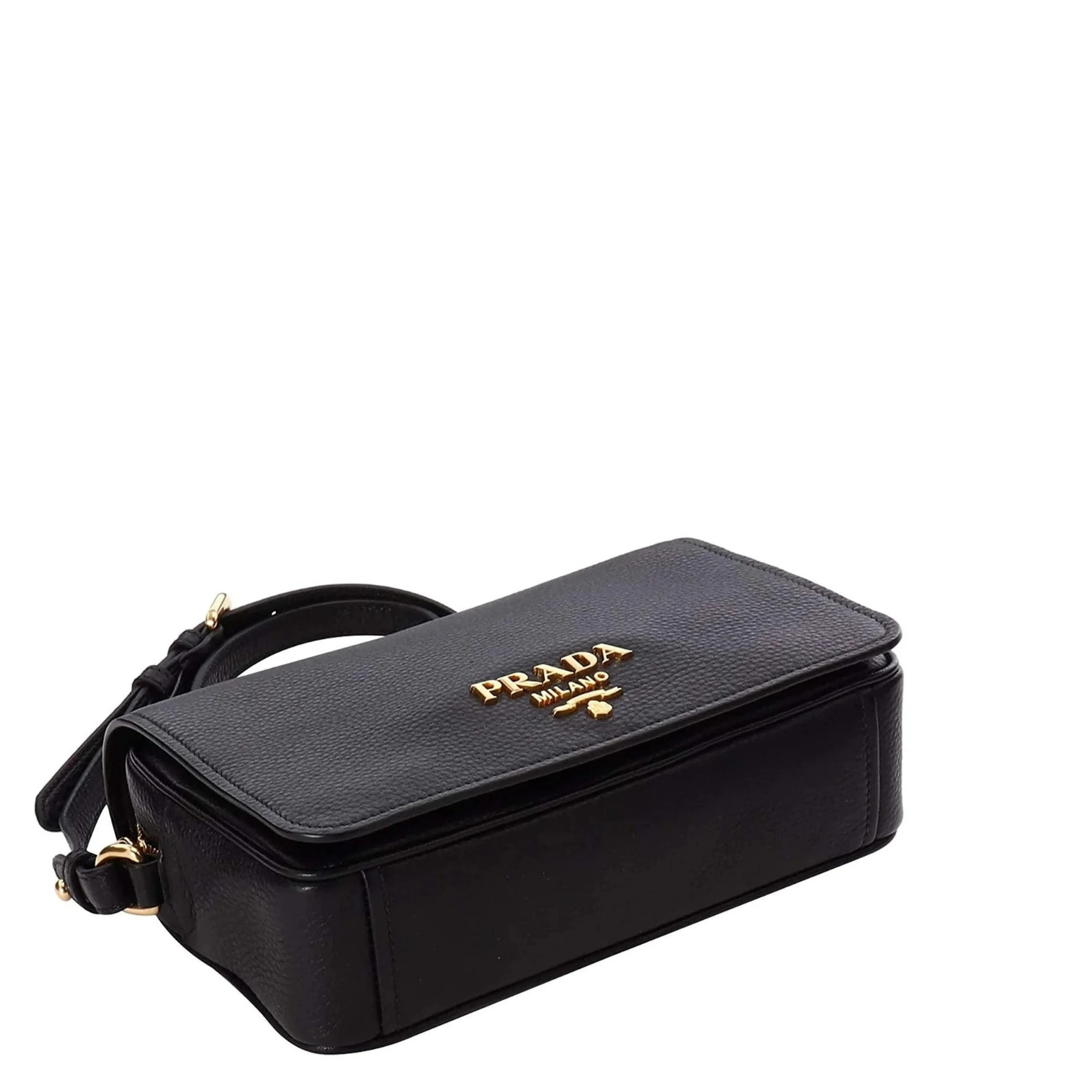 Vitello Phenix Leather Crossbody Bag