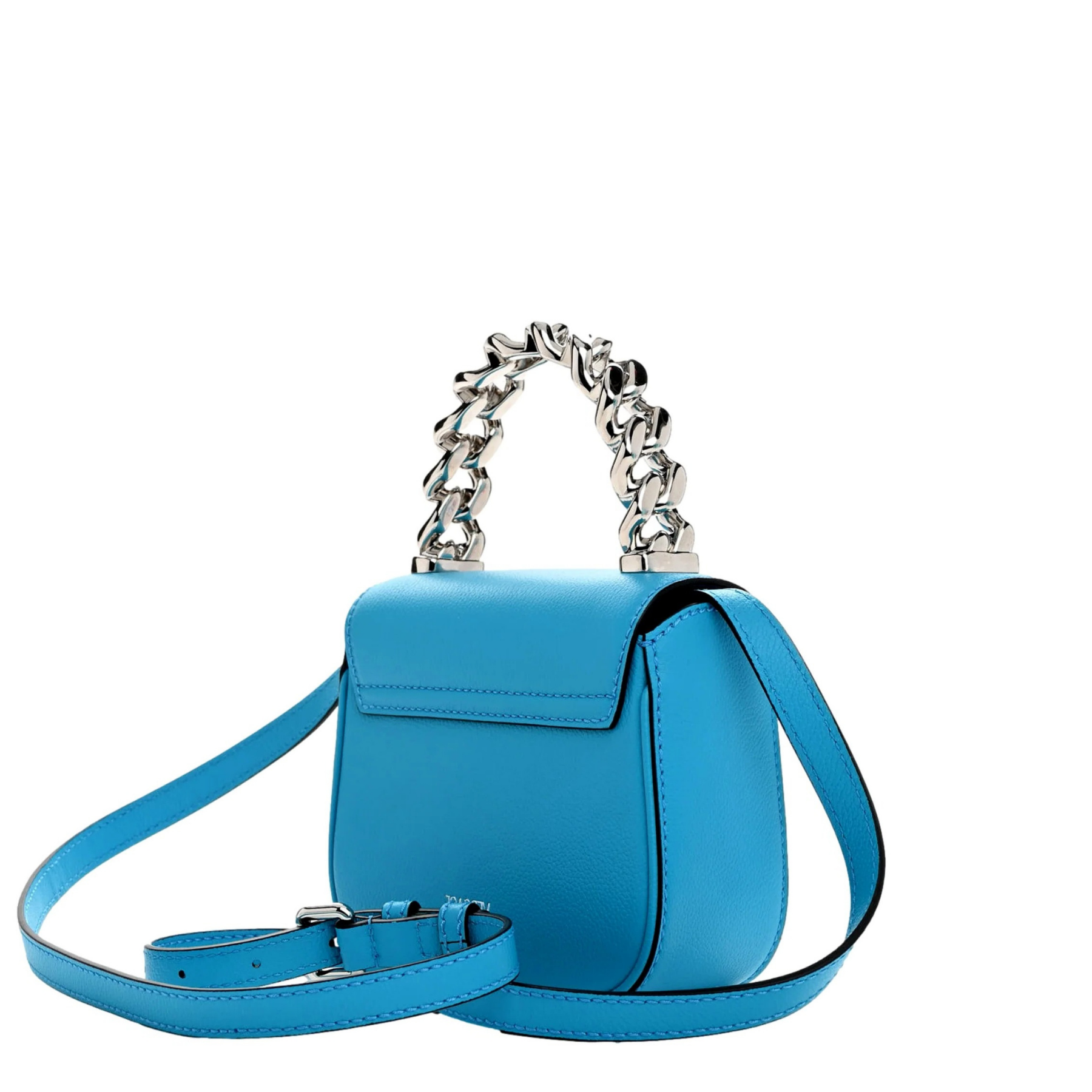Blue La Medusa Mini Top-Handle Bag