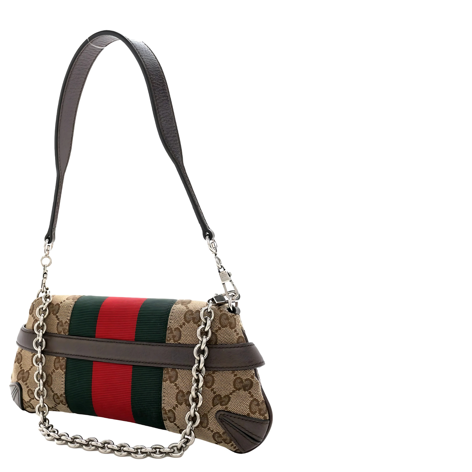 Horsebit Supreme Canvas Web Stripe Shoulder Bag