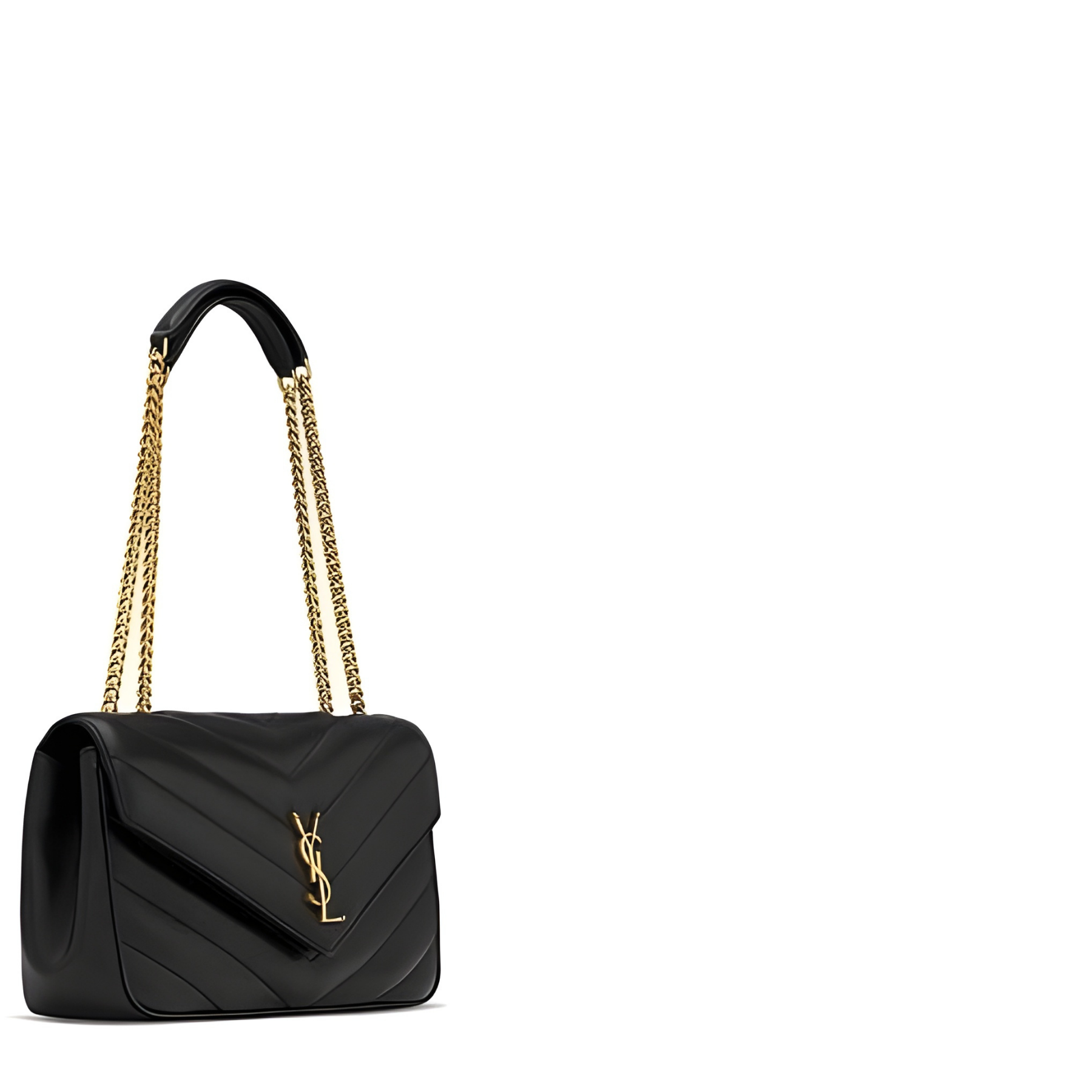 LouLou Small Matelassé Lambskin Shoulder Bag