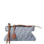 By The Way Soft Medium FF Jacquard Denim Crossbody Bag