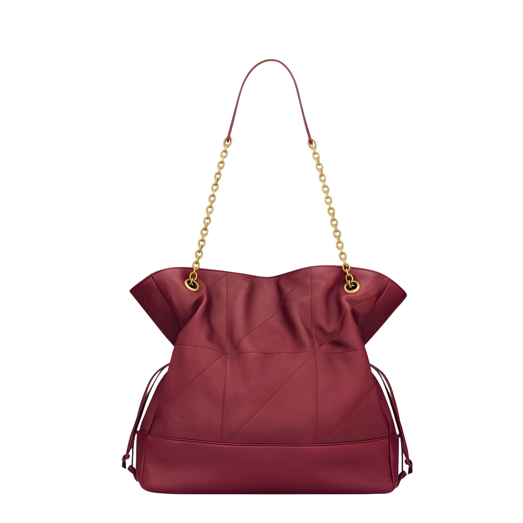 Jamie Lambskin Shoulder Bag with Carré Rive Gauche Stitching