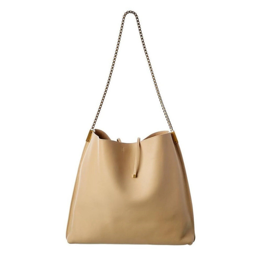 Suzanne Calfskin Leather Hobo Bag
