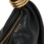 Small Bracelet Grained Calfskin Leather Hobo Bag